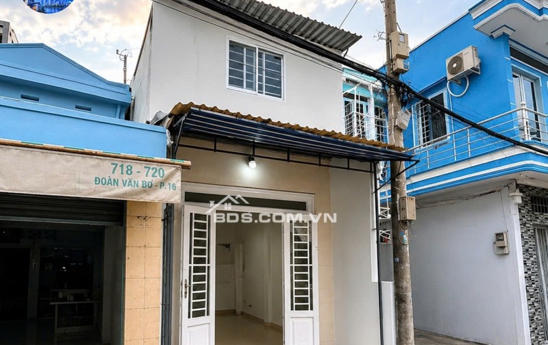 NHÀ MẶT PHỐ ĐOÀN VĂN BƠ GIÁ SIÊU TỐT CHỈ 141 TRIỆU/M2
