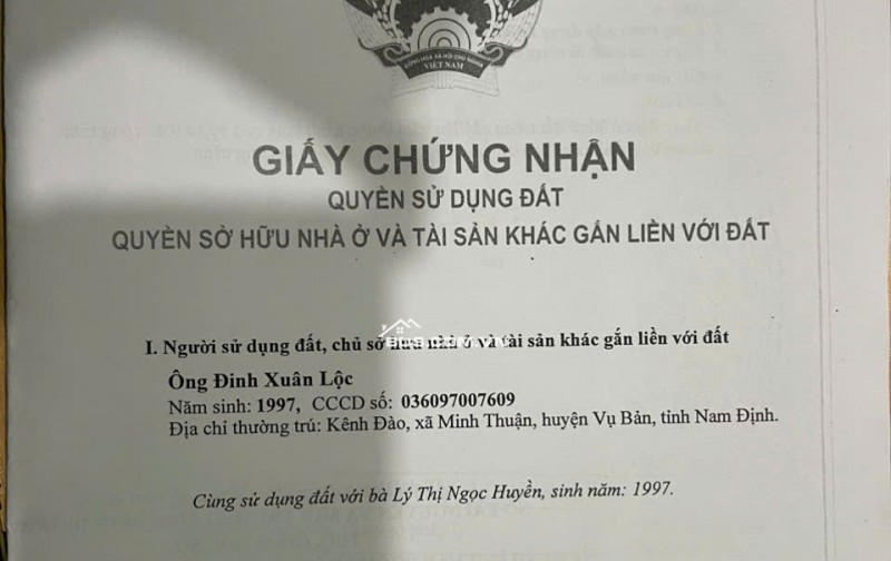 Đất nền 160m2 phía sau trường tiểu học Định Phước - 900 triệu.