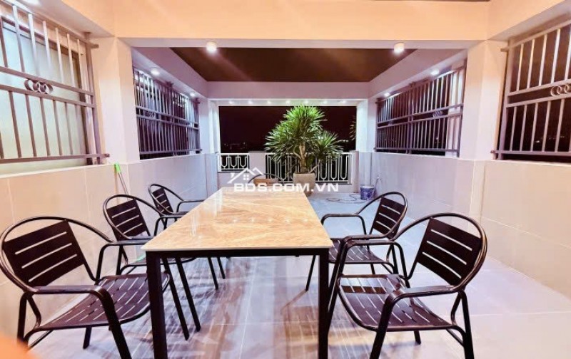 Bán nhà đẹp 6 lầu hẻm 535 Thống Nhất 100m2 có T.máy gần trường Phan Tây Hồ tặng NT 12.8 tỷ