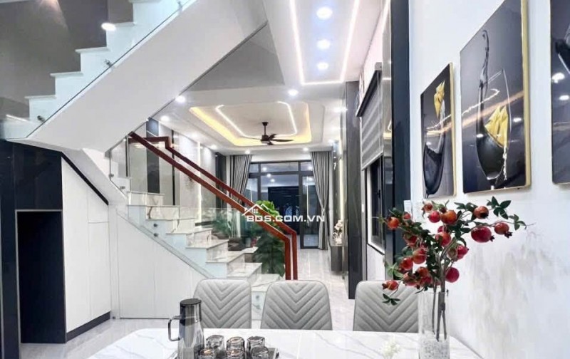 MÃ LÒ  BÁN NHÀ MỚI 7.5 TỶ - 5X20M - 100M² GÓC 2MT - 3.5 TẤMS - NỘI THẤT CAO CẤP