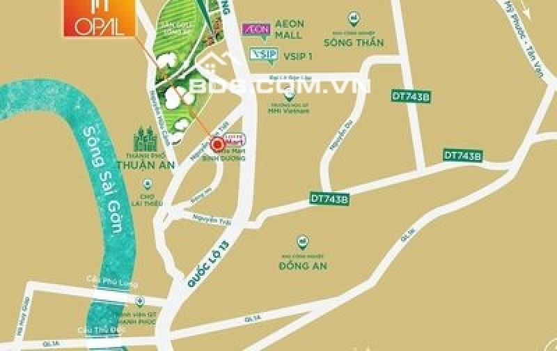 Bán Opal Skyline, Đường Nguyễn Văn Tiết, Phường Lái Thiêu, Hồ Chí Minh