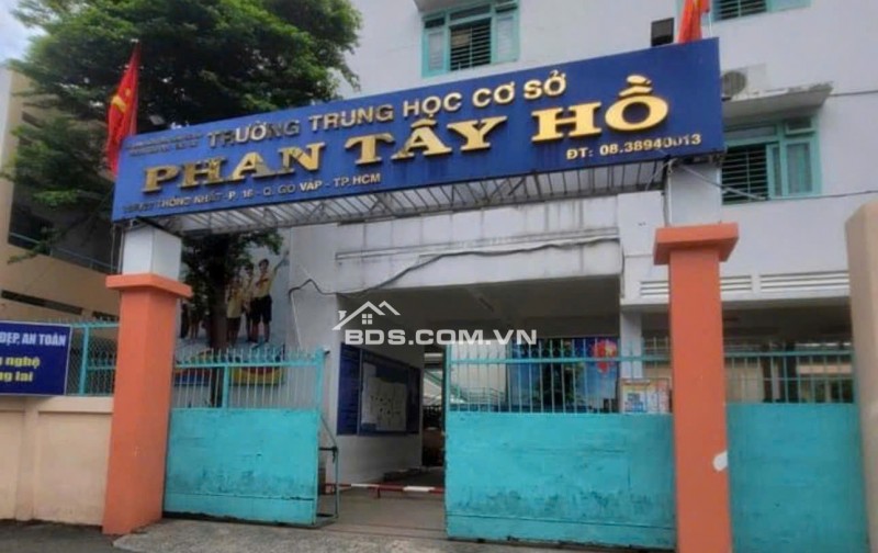 Bán nhà đẹp 6 lầu hẻm 535 Thống Nhất 100m2 có T.máy gần trường Phan Tây Hồ tặng NT 12.8 tỷ