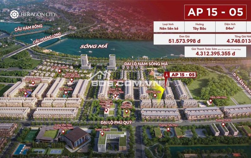 HERAGON CITY – NAM NGẠN. GIÁ ĐỢT 1. ĐẤT NỘI ĐÔ CUỐI CÙNG.