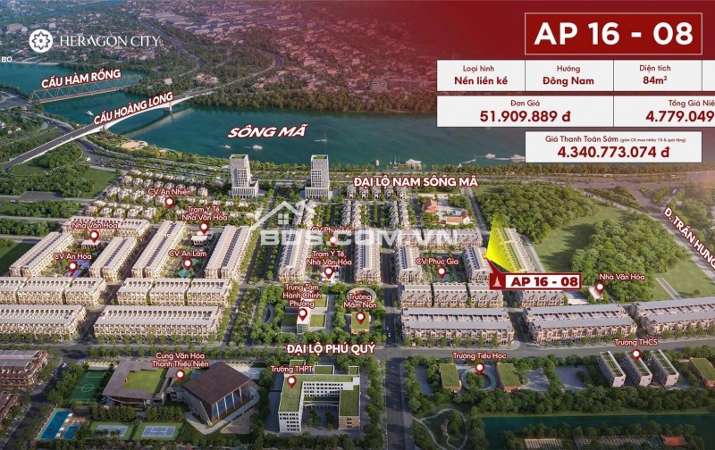 HERAGON CITY – NAM NGẠN. GIÁ ĐỢT 1. ĐẤT NỘI ĐÔ CUỐI CÙNG.