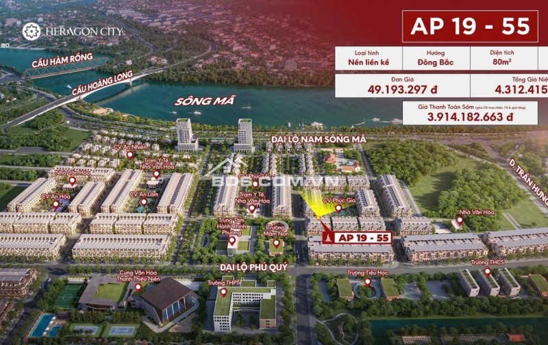 HERAGON CITY – NAM NGẠN. GIÁ ĐỢT 1. ĐẤT NỘI ĐÔ CUỐI CÙNG.