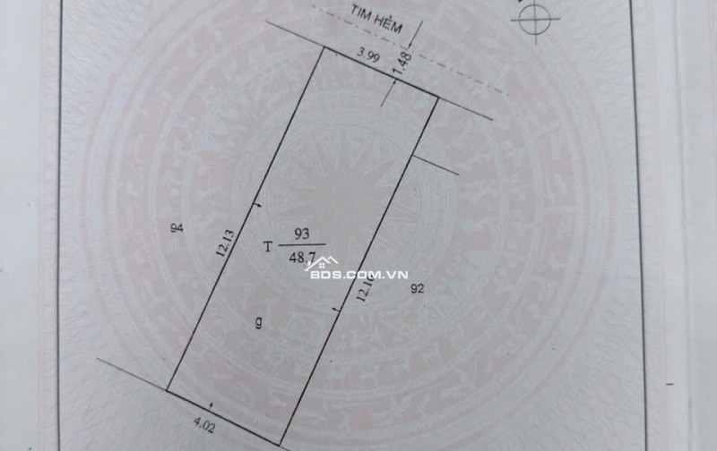 2 Tầng - 48.8 m2 - Tân Kỳ Tân Quý - P.Tân Sơn Nhì - TPHCM - Giá 4.XTỷ TL Nhẹ DT: 4x12.2m Công nhận đủ