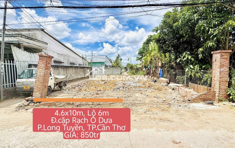 NỀN THỔ CƯ, RẠCH ÔNG DỰA, P.LONG TUYỀN,Q.BÌNH THỦY, TPCT