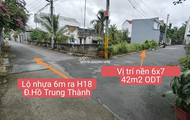 NỀN THỔ CƯ HẺM 18, Đ.HỒ TRUNG THÀNH, P.TRÀ AN,TP.CẦN THƠ