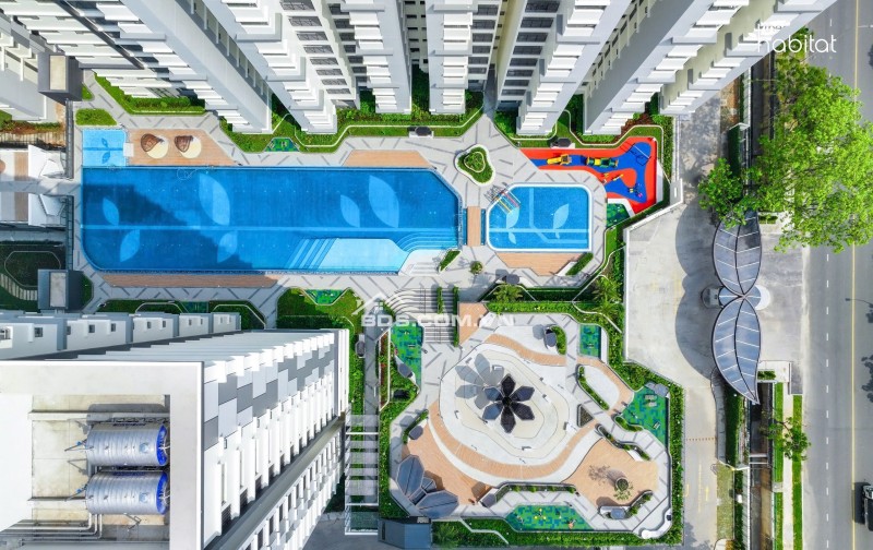 Căn hộ 2PN Habitat Full Nội Thất cho thuê ngay , ngay KCN Visip1