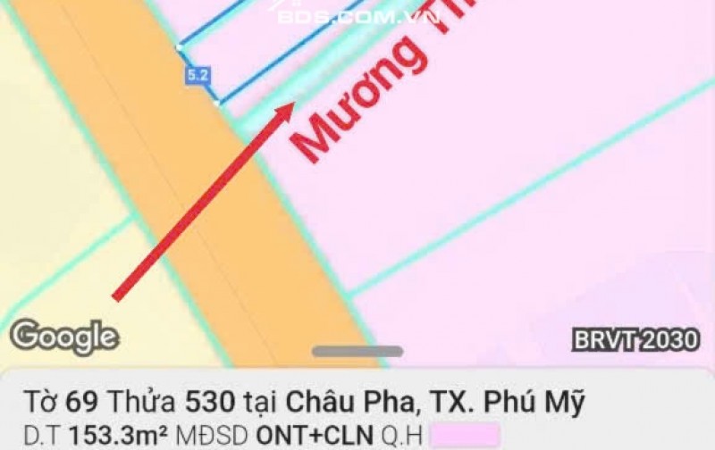 BÁN ĐẤT TẠI CHÂU PHA-TPHCM, DT 153M2 SHR 1,2TỶ. LH:0913976848 - A TOẠI (CHÍNH CHỦ)