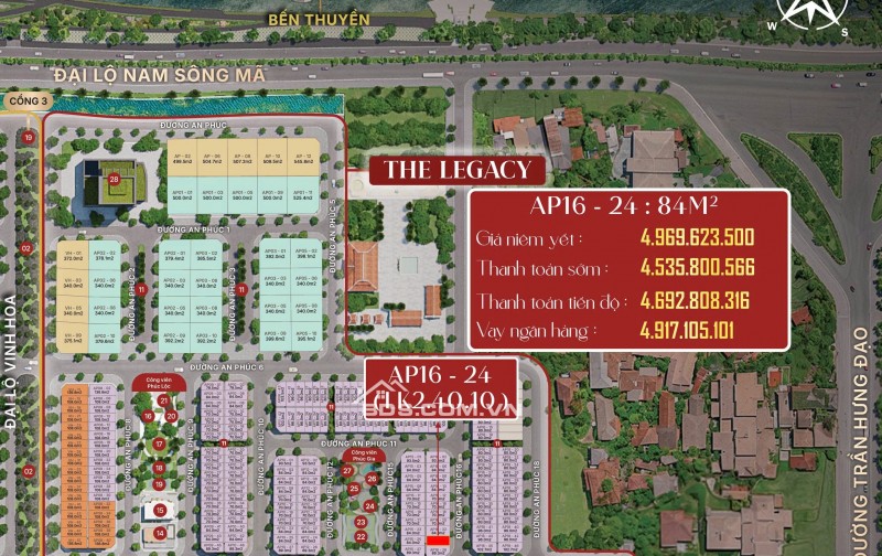 Cần bán đất nền khu đô thị mới Nam ngạn - Heragon City. Đất nền khu đô thị full tiện ích, sẵn sổ