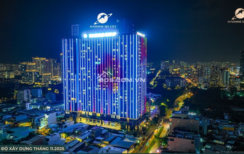 CẬP NHẬT TIẾN ĐỘ XÂY DỰNG SUNSHINE SKY CITY  THÁNG 7/2026