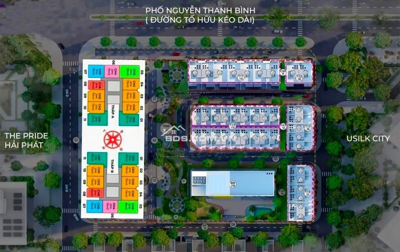 Bán cắt lỗ 200 triệu căn hộ 2PN 72m2 chung cư The Charm An Hưng