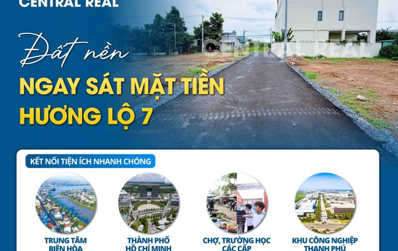 CHỦ NGỘP GIẢM GIÁ 200TR LÔ ĐẤT 100M2 SỔ RIÊNG THỔ CƯ NGAY TRUNG TÂM