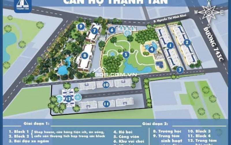 Căn hộ view hồ bơi gần làng đại học, khu công nghiệp