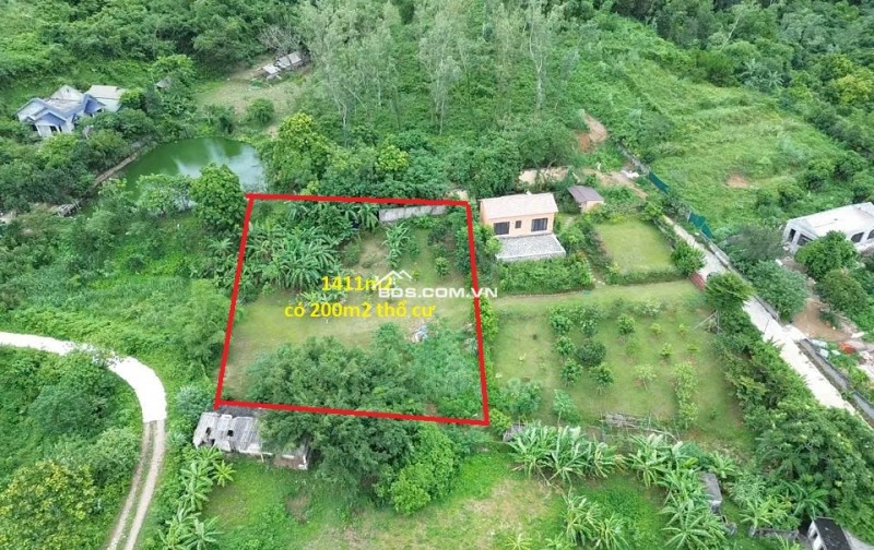 SIÊU PHẨM NGHỈ DƯỠNG 1411M2 CÓ 200M2 CẠNH HOMESTAY ĐẸP, GẦN ĐƯỜNG VÀNH ĐAI 5, GIÁ CỰC RẺ