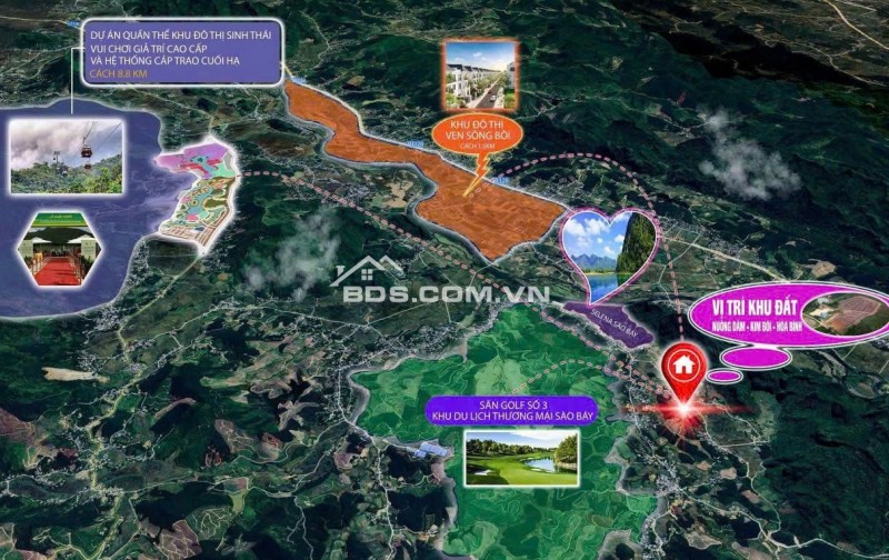 bán đất nghỉ dưỡng 1,6HA. 600k/m2. bám đường bê tông 50m, gần nghỉ dưỡng serena