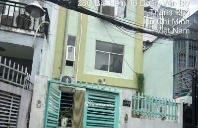 Bán nhà 414/28/9 Đoàn Văn Bơ, P.Khánh Hội, TPHCM. 99m2 SHR chỉ 9.8 tỷ. Lh: 0917873287
