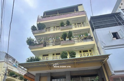 Bán Khách sạn 2 mặt tiền Hà Huy Giáp 5 lầu 16P ngang 4.5m 90m2 giáp Gò Vấp nhỉnh 15 tỷ.
