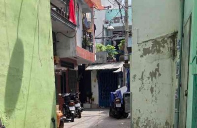 NGAY MINH PHỤNG, Q.6 - GẦN MẶT TIỀN HẬU GIANG - NHÀ 2 MẶT HẺM - 40M2 - 2 TẦNG