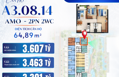  Cần bán căn 2PN góc diện tích 64,89 m2 của CĐT Mitsubishi tại Thuận An | Thanh toán trước 5%