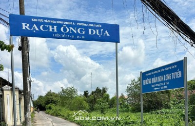 NỀN LỚN CÓ THỔ CƯ, KẾ PHỐ Ô DỰA, P.LONG TUYỀN, Q.BÌNH THỦY, TP.CẦN THƠ