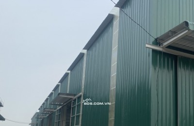 Cho thuê kho xưởng 2000m2, trạm điện lớn 650kva, xe công ra vào, PCCC vách tường