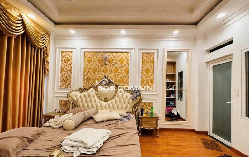 Ngay Emart Phan Huy Ích có nhà đẹp 5 lầu ngang 6.5m 104m2 đi bộ tới ST chỉ 13.X tỷ