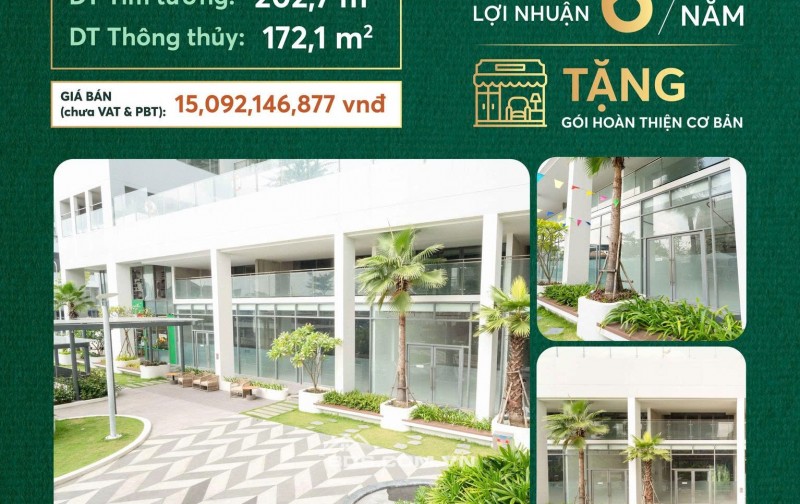 Chỉ 6 căn duy nhất trong toàn khu Compound khép kín, đảm bảo tính riêng tư tuyệt đối.