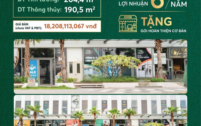 Chỉ 6 căn duy nhất trong toàn khu Compound khép kín, đảm bảo tính riêng tư tuyệt đối.