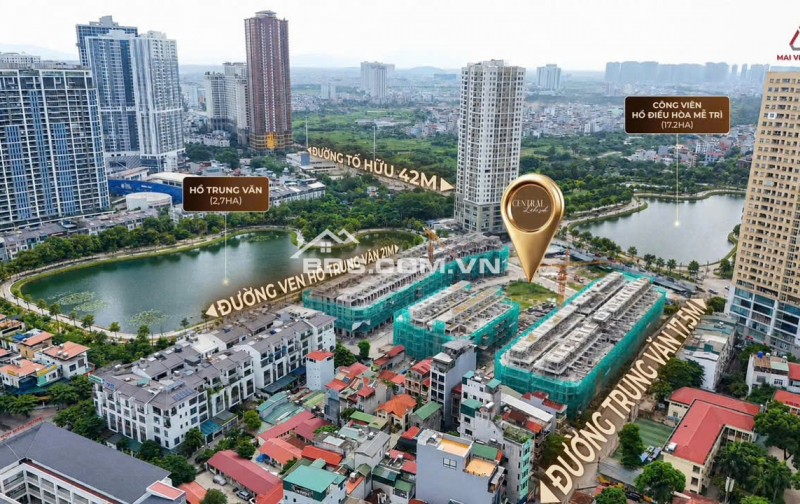 Chỉ 30 tỷ~ 375tr/m2 mua đứt liền kề nhà phố Trung Văn Tố Hữu 80m2, xây dựng 5 tầng 1 tum