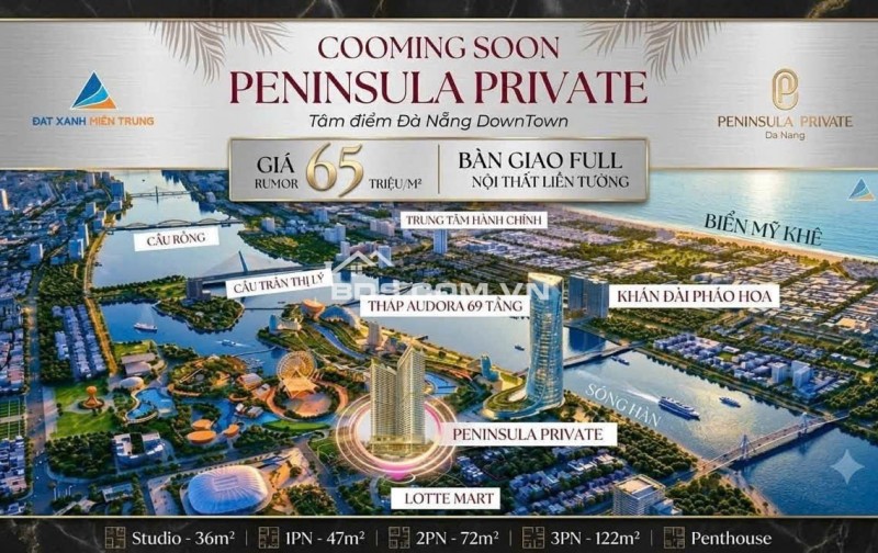 Vì sao giới đầu tư đang quan tâm căn hộ cao cấp Peninsula Private?