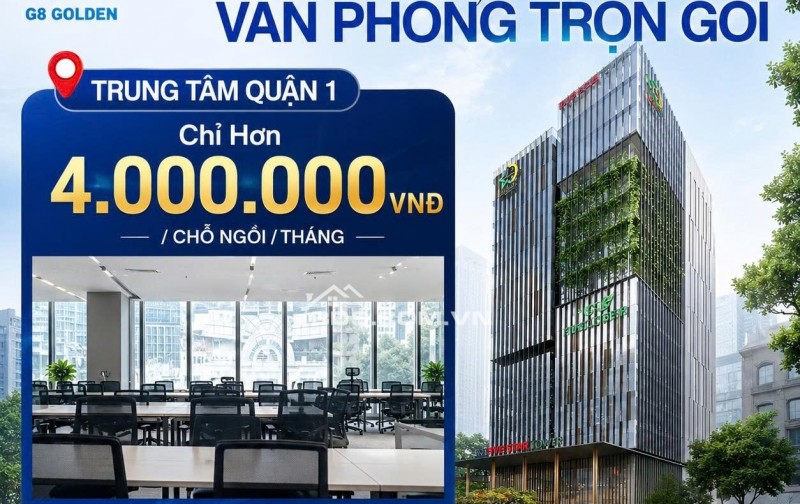 CHỈ TỪ 4 TRIỆU/THÁNG – SỞ HỮU VĂN PHÒNG HẠNG A, VIEW TRIỆU ĐÔ NGAY TRUNG TÂM QUẬN 1