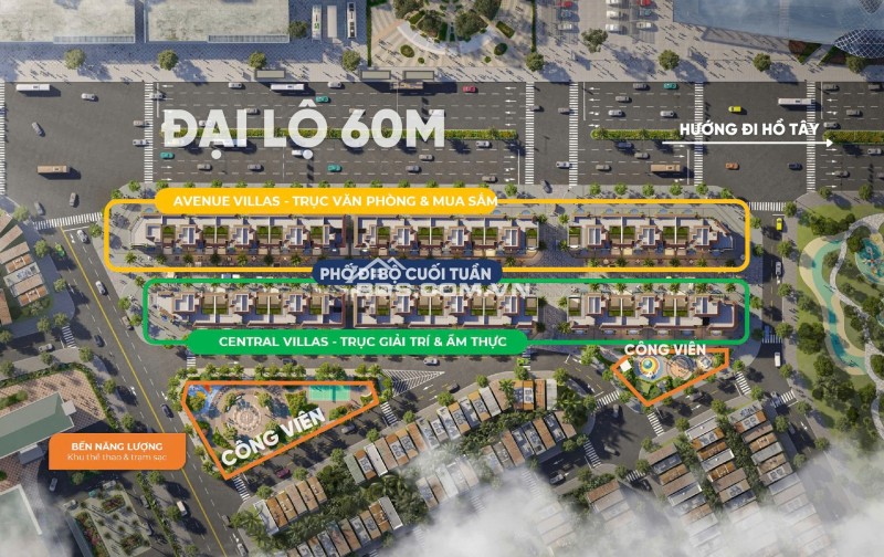 Dự án Metro Grand Street Mỹ Đình, nhà phố 2 mặt tiền
