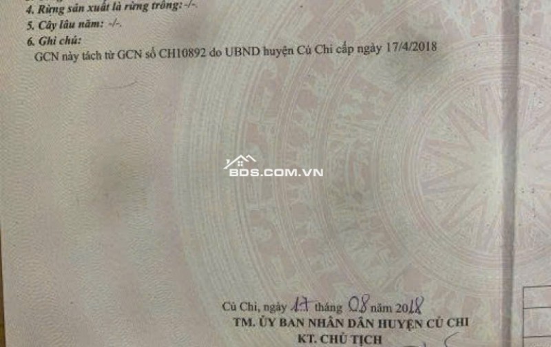  BÁN GẤP NHÀ 150M² – ĐƯỜNG HỒ VĂN TẮNG - TÂN PHÚ TRUNG CỦ CHI - CHỈ 750 TRIỆU