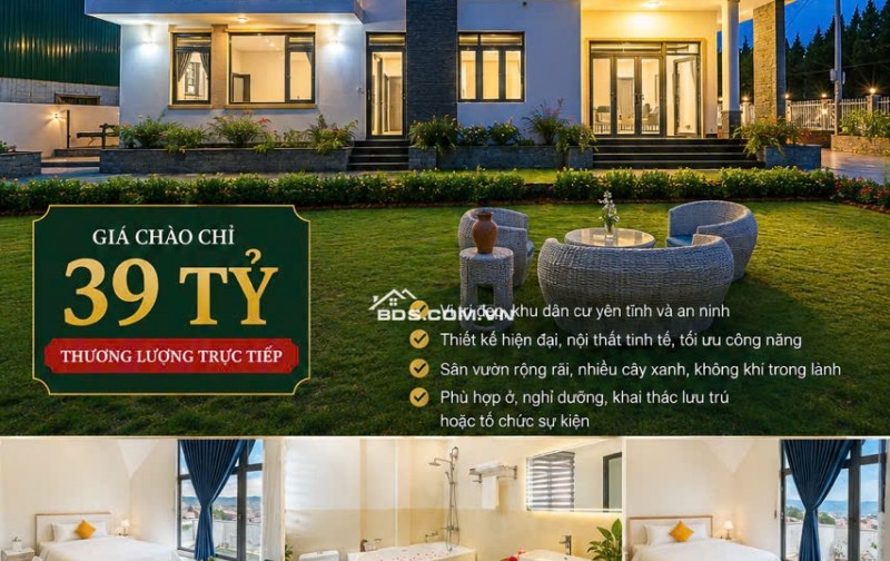 SIÊU PHẨM BÁN VILLA MAILISA ĐÀ LẠT – ĐẲNG CẤP THƯỢNG LƯU GIỮA LÒNG CAO NGUYÊN