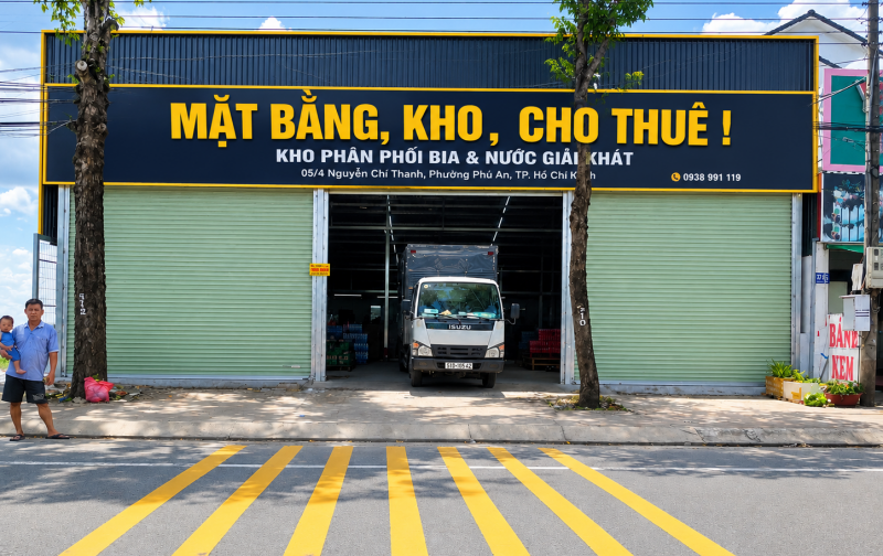 Cho thuê  Mặt Bằng:15m X 20m dtsd:360 m2 Đường Nguyễn Chí Thanh Phường Hiệp An, Thành phố Thủ Dầu Một, Bình Dương