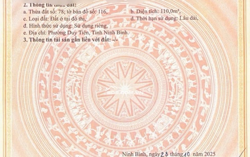 SIÊU PHẨM ĐẦU TƯ - BÁN 2 MẢNH ĐẤT VÀNG ĐỐI DIỆN CỔNG KCN TRÁC VĂN - PHƯỜNG DUY TIÊN