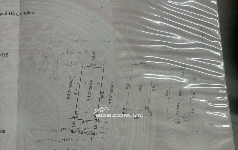 NHÀ 4 TẦNG HẺM XE HƠI – PHÚ THỌ HÒA, TÂN PHÚ | 40M² | TẦM 6 TỶ