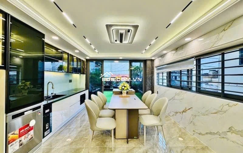 Nhà phố 6 lầu đẹp hẻm 385 Lê Văn Thọ view góc ngang 4.2m 84m2 T.máy sát CV chỉ 16.6 tỷ.