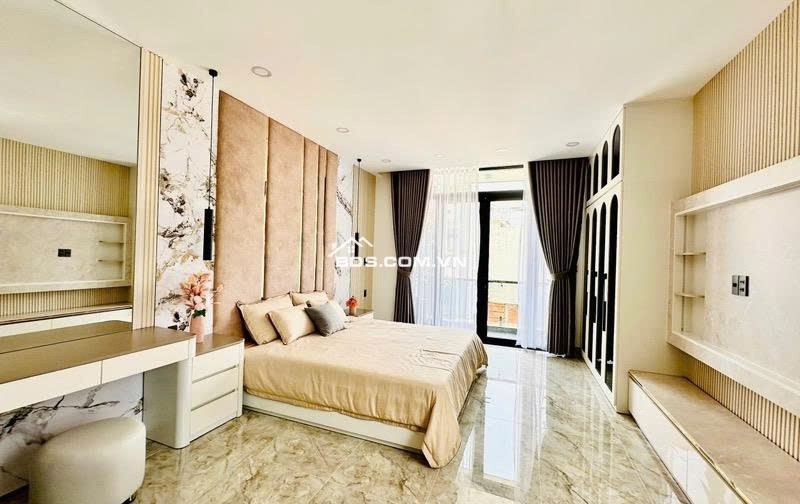 Nhà phố 6 lầu đẹp hẻm 385 Lê Văn Thọ view góc ngang 4.2m 84m2 T.máy sát CV chỉ 16.6 tỷ.