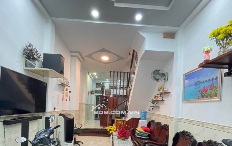 NHÀ 3 TẦNG Q.8 – HẺM XE HƠI TỚI CỬA KHU AN NINH HÀNG XÓM VĂN MINH