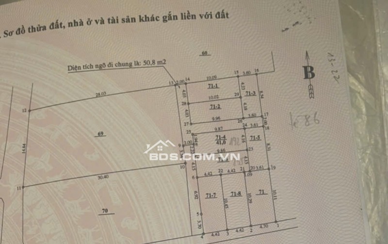 Bán nhà cấp 4 tổ dân phố 14 đường Yên bình phường Yên Nghĩa