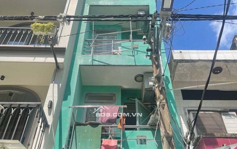 BÁN NHÀ 2 MẶT TIỀN - 4 TẦNG BTCT - TRUNG TÂM QUẬN 10 - HẺM XE HƠI TỚI NHÀ - CHỈ NHỈNH 6TỶ