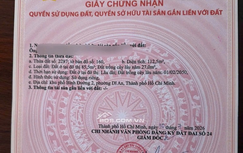  CẶP ĐẤT ĐẸP SÁT NGUYỄN TRI PHƯƠNG – KẾ BÊN LINH XUÂN, THỦ ĐỨC! 