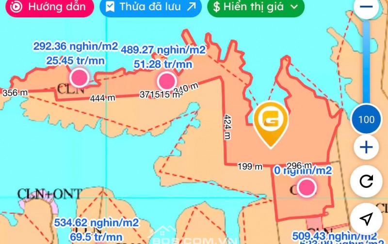 Bán đất xã Minh Hòa view Hồ Dầu Tiếng Bình Dương giá 47 tỷ