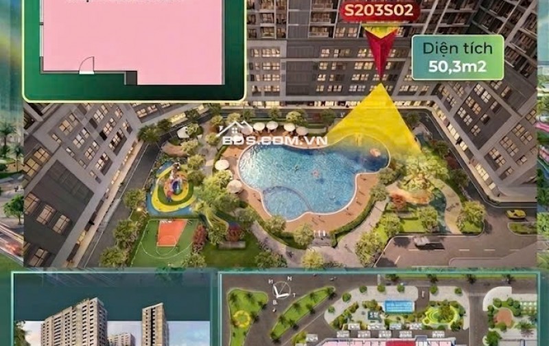 SHOP ĐẾP 50,3M² – GIÁ CHỈ 1,5X TỶ!  , view nội khu + view thẳng hồ bơi   Loại hình: SHOP ĐẾ   Diện tích: 50,3m²   Giá chỉ từ 1,5X tỷ 