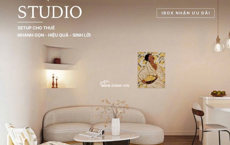 Căn hộ chung cư nhỏ xinh mini siêu thoáng mát , view nội khu