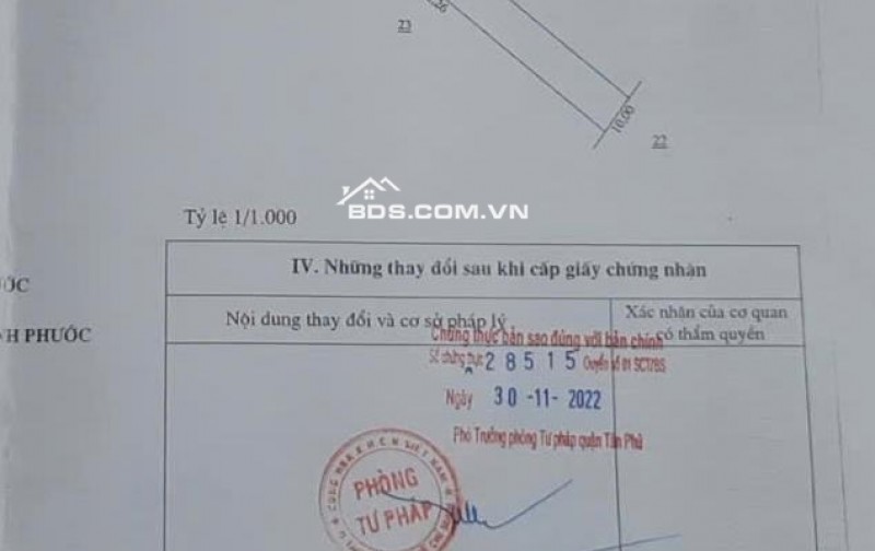 Bán đất Đường Tỉnh 754, xã Lộc Thành Huyện Lộc Ninh tỉnh Bình Phước