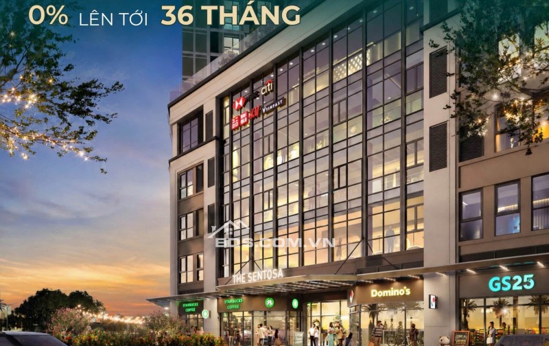 Độc quyền bán quỹ căn shop house khối đế The Sentosa sẵn dòng tiền cho thuê đều